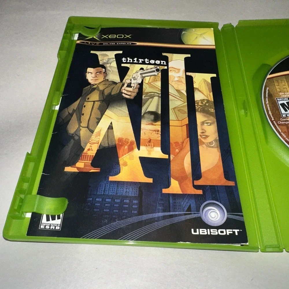 XIII 13 Thirteen (Xbox, 2003) Complete CIB W/ Registration Card
